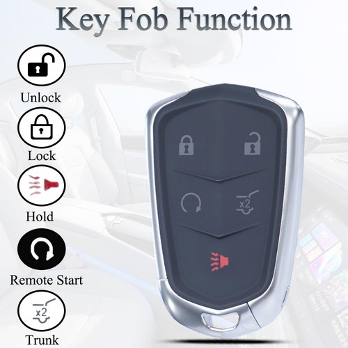 Schlüsselanhänger Keyless Entry passend für Cadillac XT4 XT5 XT6 2020 2021 2022 2023 Smart... - Bild 7 von 8