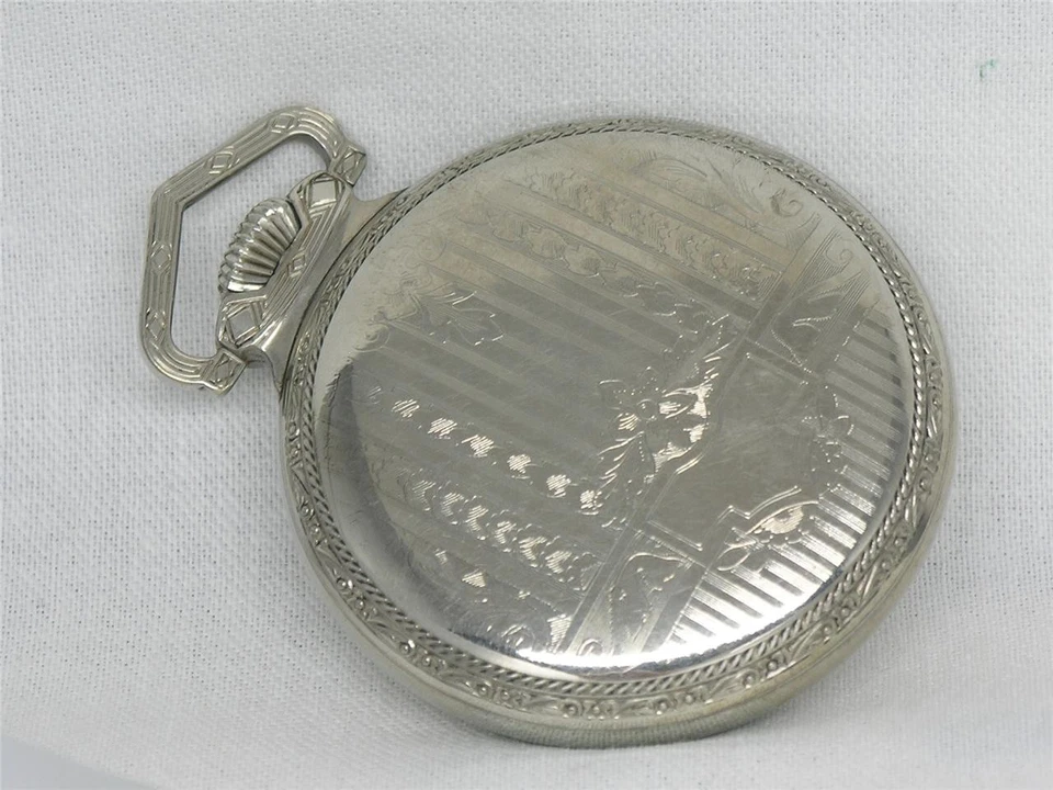 ANTIQUE HAMILTON 992 21 JEWEL RAILROAD WATCH, 14K GOLD FILLED CASE, SERVICED! - Image 4 of 4