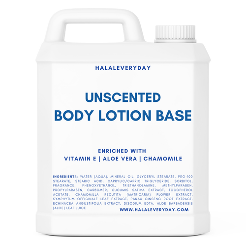 Body Lotion Base - Unscented & Natural Enriched Vitamin E Aloe Vera Chamomile - Picture 2 of 9