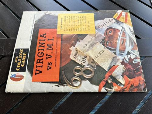 9-25-1968 VMI at University of Virginia NCAA College Football Program - Picture 3 of 5