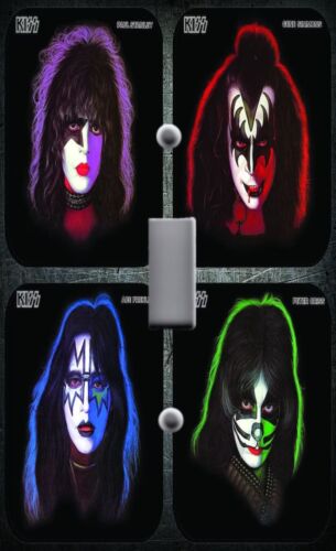 KISS HARD Rock Music Band Solo Album Image 2 on Light Switch Plate Cover - Picture 5 of 29