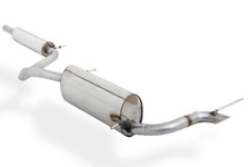 Fox Sportauspuff Endschalldämpfer 1x55mm für Seat Ibiza 1.4l 6J Cupra Bj ab 09