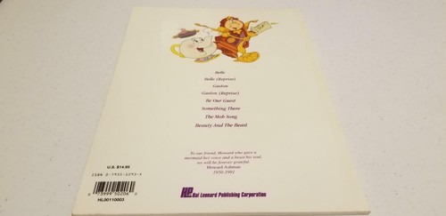 Beauty and the Beast Sheet Music Easy Piano Songbook - Picture 2 of 6