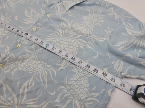 Polo Ralph Lauren UOMO grande Clayton Hawaiian Aloha camicia floreale con bottoni rayon - Foto 8 di 10