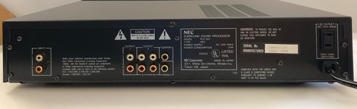NEC PLD-910 Surround Sound Processor ***NEW***VINTAGE***(RARE) - Bild 9 von 9
