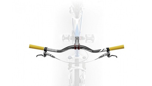 FOURIERS Bike Low Rise Handlebar 31.8mm 740mm Back Sweep 9° Up 5° Rise 40mm 60mm - Picture 3 of 4