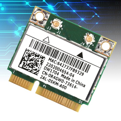 Carte Réseau Sans Fil Mini Pci-E Wifi Bt Adaptateur pour Xps 2710 17Tr Bc Pièce - Photo 19/24