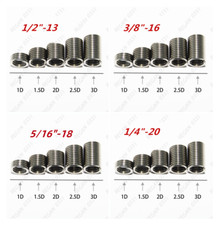 1/4 5/16 3/8 1/2 Helicoil Thread Inserts 304 Stainless Wire Insert Thread Repair