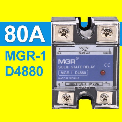 SSR Solid State Relay MGR 10A - 150A Single Phase DC-DC DC-AC Control 3 - 32 VDC - Picture 25 of 32