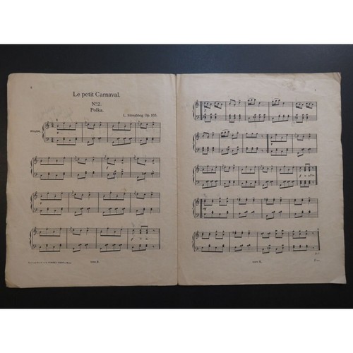 STREABBOG Louis El Pequeño Carnaval No 2 Polka ca1875 - Imagen 4 de 4