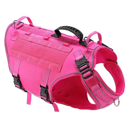 Tactical Dog Harness/Collar/Leash Pet Military Training Vest with Handle Large - Picture 25 of 29