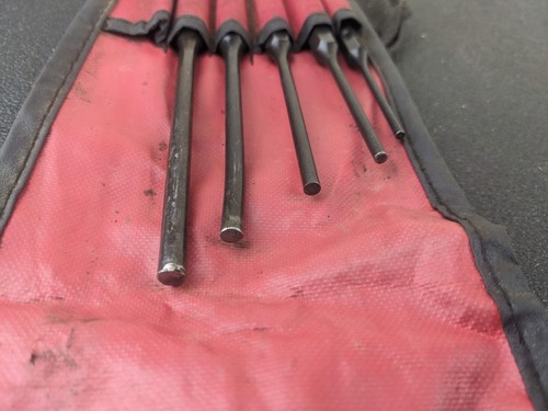 #bk339 SNAP ON PPCL60BK 5 PIECE "LONG" PIN PUNCH SET - Picture 6 of 16