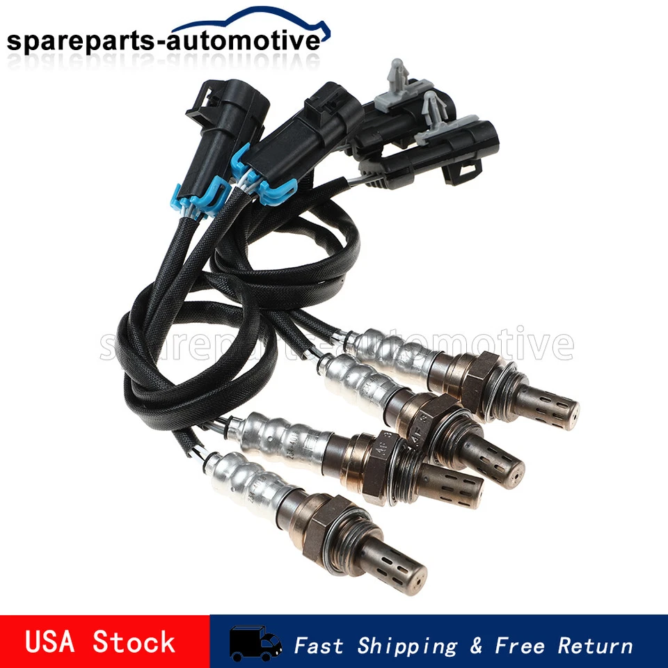 4 peças 234-4012 234-4018 sensor de oxigênio O2 para GMC C1500 C2500 Chevrolet Cadillac - Imagem 3 de 4