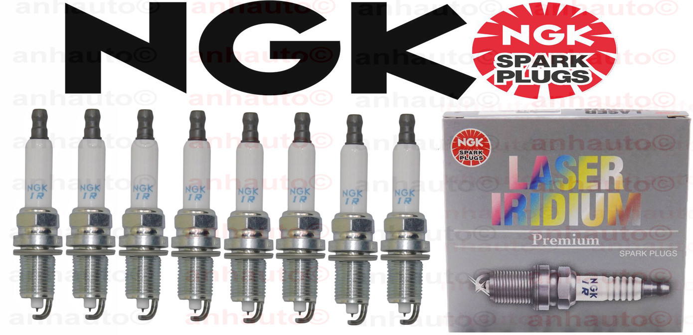 Set of 8 Spark Plug NGK 12122158252 For BMW E53 E60 E63 E64 E65 E66