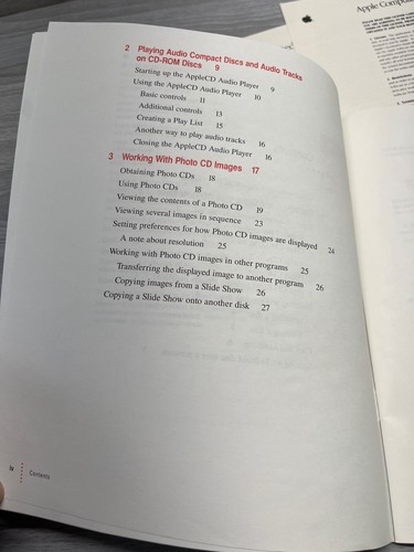 AppleCD 600i Apple Macintosh Mac Apple CD Manual User Guide Vintage 1995 - Picture 6 of 10