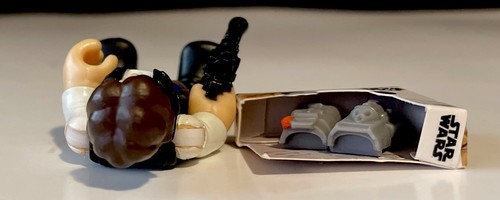 Imaginext Star Wars Galactic Heroes Han Solo Figure W/Blaster &MiniLeft Gauntlet - Picture 5 of 10