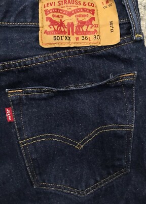 Levis 501XX W36 L30 Button Fly V Jeans Single Stitch Vintage Levis 501XX W36 L30 Button Fly V Jeans Single Stitch Vintage
