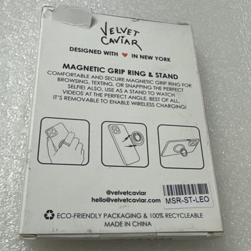 Velvet Caviar Chrome Leopard MagSafe Grip Ring - Picture 2 of 2