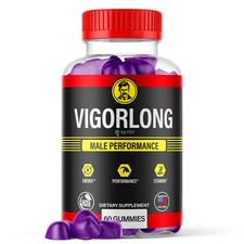 Vigorlong Gummies for Men Advanced Performance Vigor long Supplement 60 Gummies