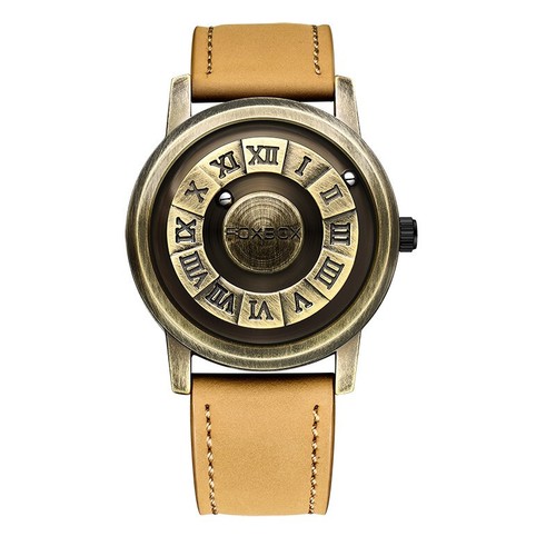 Creativo Reloj Hombre Cuarzo Impermeable Desplazamiento Cuentas Magne Deporte Reloj Pulsera Regalo - Imagen 14 de 19