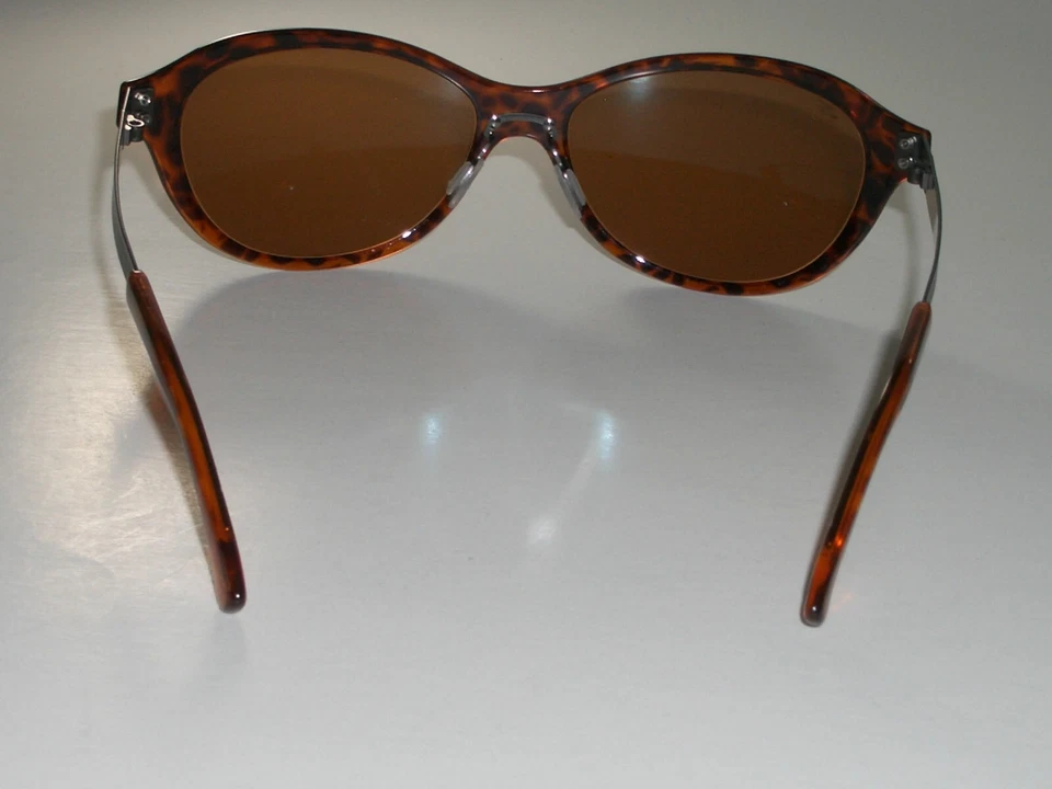 SERENGETI ITALY GIUSTINA 7829 BROWN POLARIZED LENS SPORT WRAP FLEX SUNGLASSES - Image 4 of 4