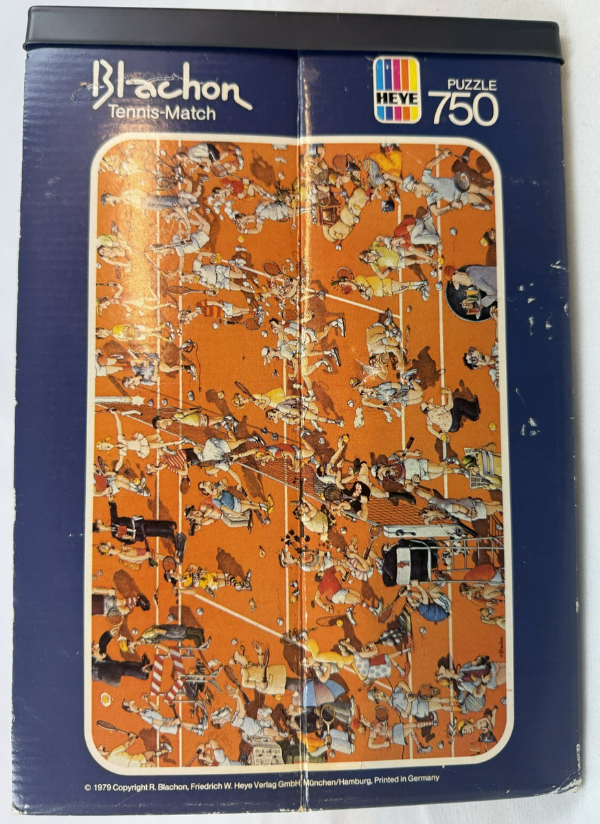 Heye Puzzle 750 Teile Blachon Tennis Match Tennisspiel