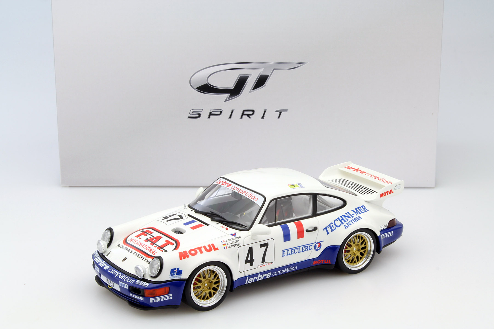 Porsche 911 (964) Carrera RSR 47 24 H LeMans 1993 Gouhier, Barth, Dupuy 1 18 GT - Porsche 911 (964) Carrera RSR 47 24 H LeMans 1993 Gouhier, Barth, Dupuy 1 18 GT -