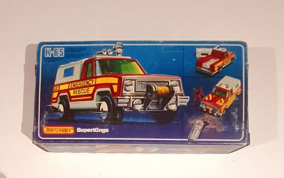 Matchbox Super Kings K65 plymouth Trail пыльник спасательный грузовик в оригинальной коробке   - Изображение 2 из 4