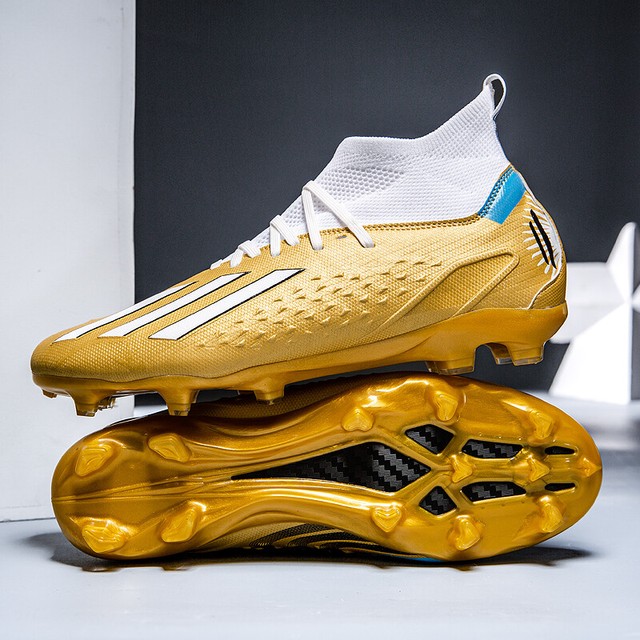 Men Soccer Shoes High Ankle Cleats Training Sport Football Sneakers Size 35-44 FH11208 Men Soccer Shoes High Ankle Cleats Training Sport Football Sneakers Size 35-44 FH11208