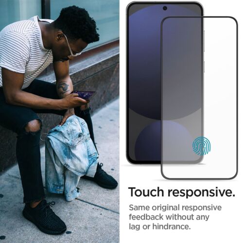4Pack For Samsung Galaxy S24 FE 5G Tempered Glass Screen Protector Case Friendly - Picture 3 of 16