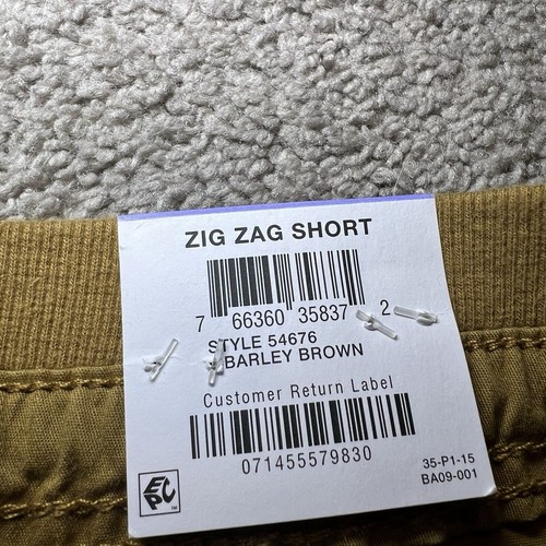Style & Co NWT Woman Size 18 Barley Brown Relaxed Bermuda Length Cargo Shorts - Picture 7 of 11
