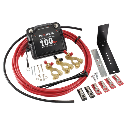 PROJECTA DBC100K 12V 100AMP ELECTRONIC DUAL BATTERY ISOLATOR SYSTEM KIT 12 VOLT - Picture 3 of 7