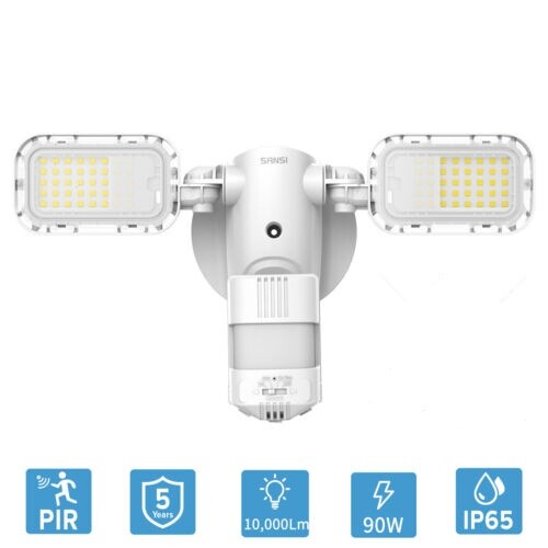 10,000LM 90W Outdoor PIR LED Motion Sensor Lights Floodlights 4 Modes Waterproof - Picture 5 of 16