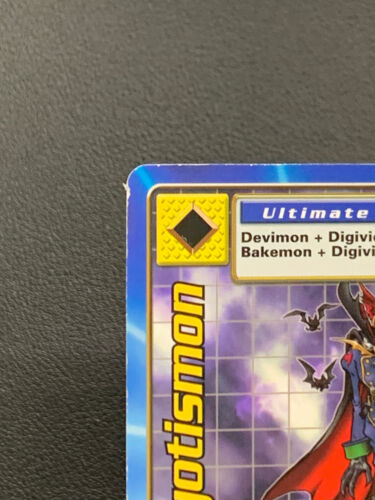 Myotismon Bo-38 Digimon Card Non Holo - Foto 2 di 10