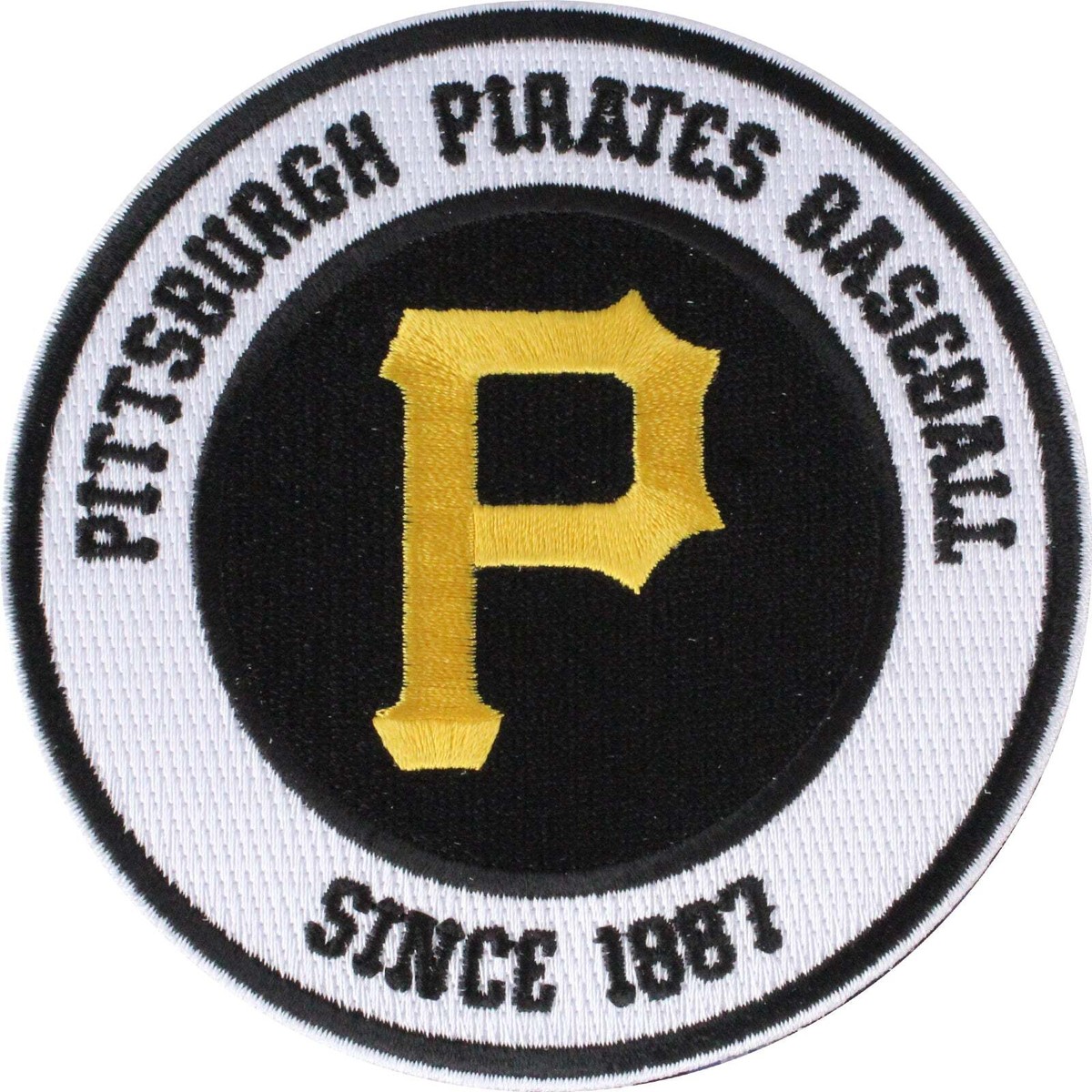 Pittsburgh Pirates Baseball Round Secondary Logo Sleeve MLB Patch