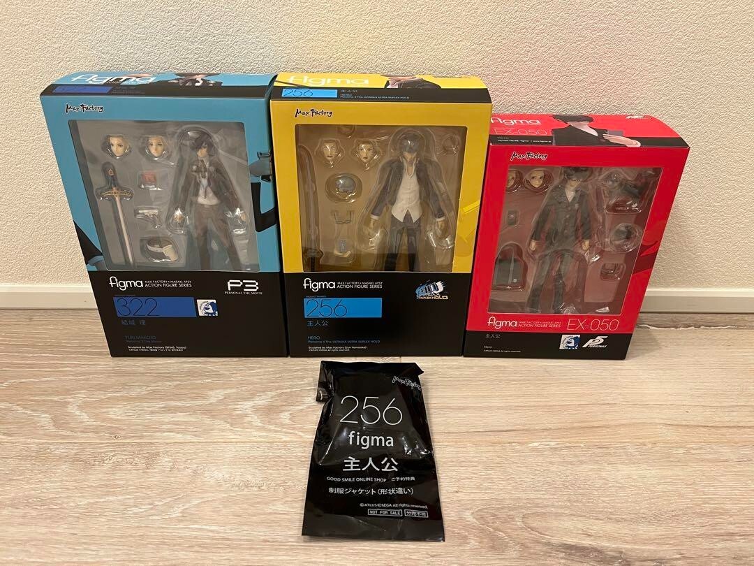 ペルソナ 3 4 5 主人公 figma Figma Persona 3 4 5 re-release version figure Set of 3 Max