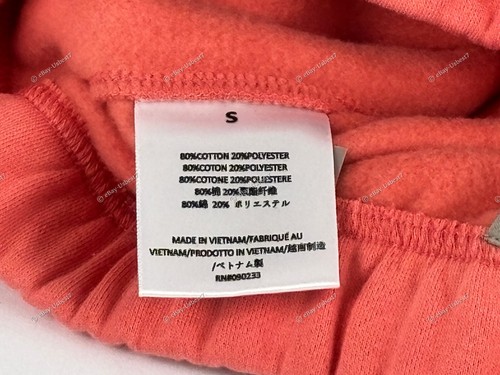 FEAR OF GOD ESSENTIALS SWEATPANTS "CORAL" SIZE LARGE AUTHENTIC - Picture 8 of 18