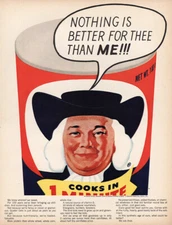 1964 Quaker Oats: Nothing Is Better for Thee Vintage Print Ad