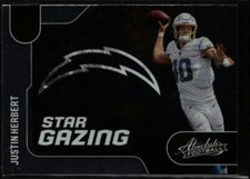 2022 Panini Absolute #SG-3 Justin Herbert Star Gazing K665