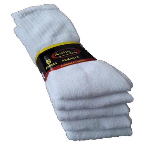 Chaussettes de 10 a 70 paires uni Noir, Blanc ou Gris pour homme ou femme - Imagen 37 de 99
