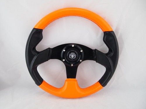 Orange Steering Wheel with Adapter for RZR ACE Ranger Can-am  - Picture 3 of 5