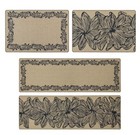 JVL INDOOR NON SLIP ENTRANCE HALLWAY RUGS ELEGANCE RUNNER & SCROLL BORDER UK