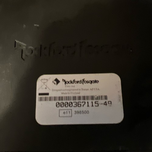 Rockford Fosgate T500-1BD Car Amplifier 500w Mono Working Great ๐ - Picture 12 of 17