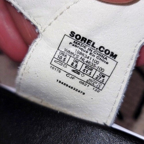 Sorel Cameron Leder Plateau Keilsandalen, Größe 10,5 - Bild 11 von 14