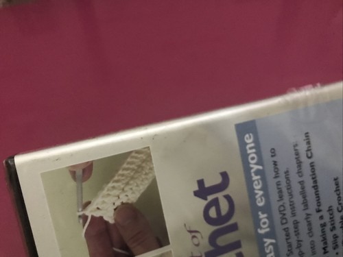 New Sealed 17 Minute DVD The Art Of Crochet Getting Started READ DESCRIPTION - Picture 3 of 4