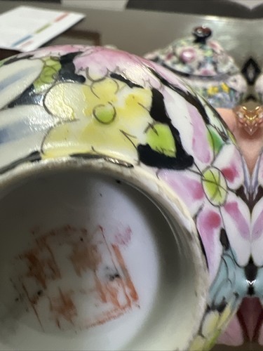 Antique Chinese Hundred Flowers Famillie Rose Tea Set Marked 1800s Great Cond - Picture 10 of 24