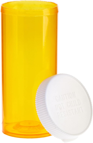 Juvale 50 Stück leere Pillenflaschen mit Verschlüssen für verschreibungspflichtige Medikamente, 8 Dram  - Bild 8 von 12