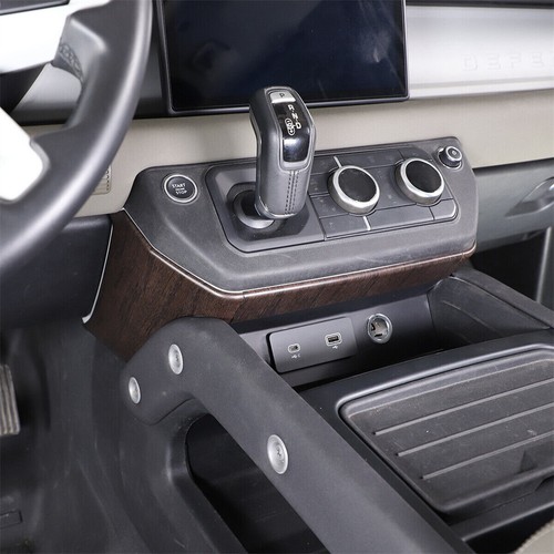 Cubierta de panel lateral de rodilla para consola central ABS de grano de roble para Land Rover Defender 2020+ - Imagen 10 de 16