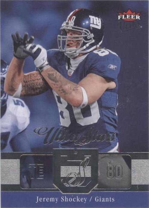 2007 Fleer Ultra Jeremy Shockey #US-JS - 1 of 2