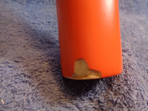 BELGIAN WHITE SHOCK TOP Draft Ale Beer Bar Keg Pub Tap Pull Handle DAMAGE SEE AD - Picture 7 of 11